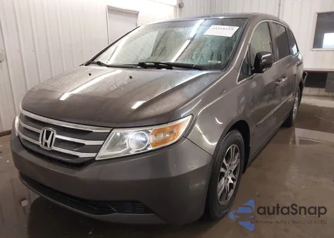 2011 Honda Odyssey Ex-L from USA, damaged, VIN 5FNRL5H62BB096853